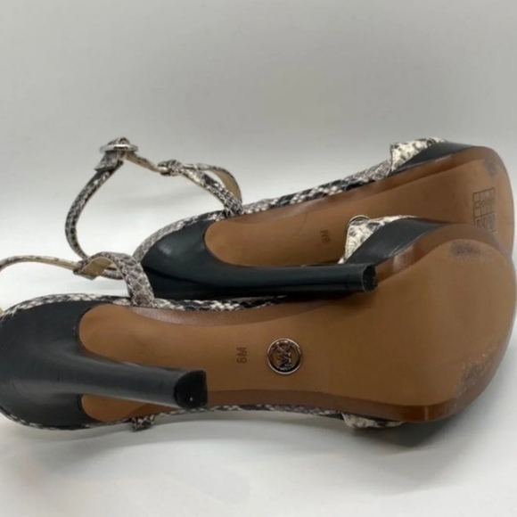 Michael Kors Snake Print Heels - Picture 9 of 12